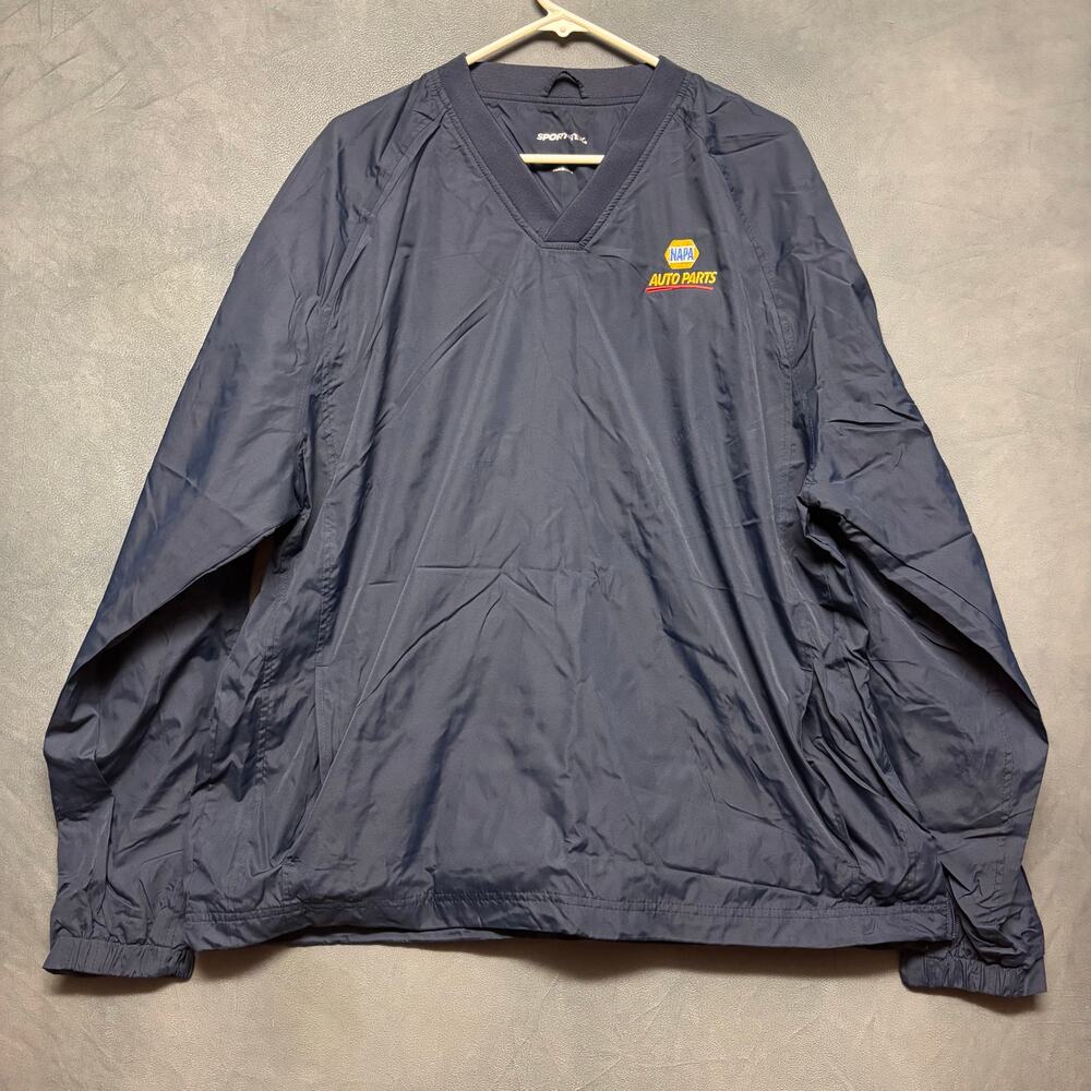 Napa Auto Parts Anorak Jacket Embroidered Employee Work Tires Car Part Sport-Tek